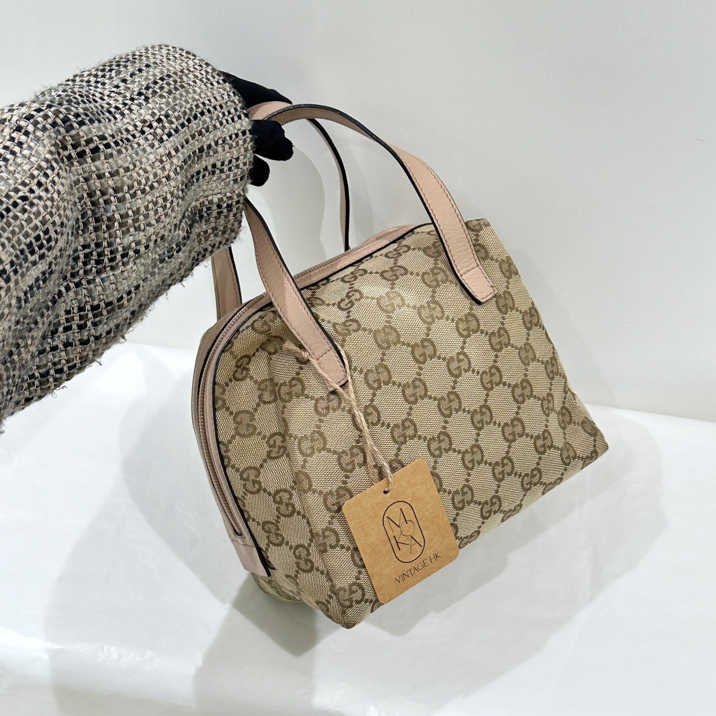 Gucci vintage monogram tofu bag Moka Vintage HK