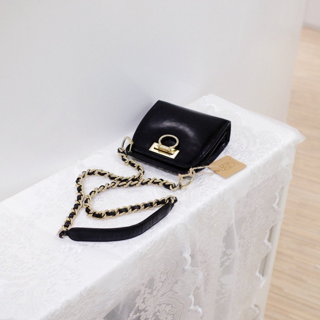 Celine vintage mini chain bag