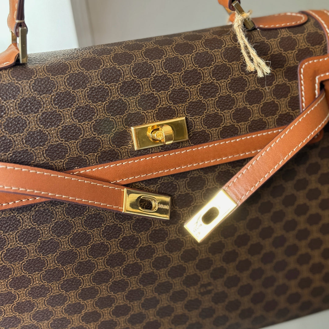 Celine vintage kelly handbag
