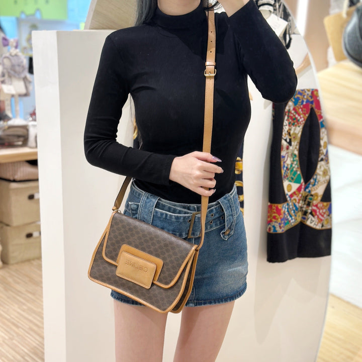 Celine vintage macadam crossbody bag