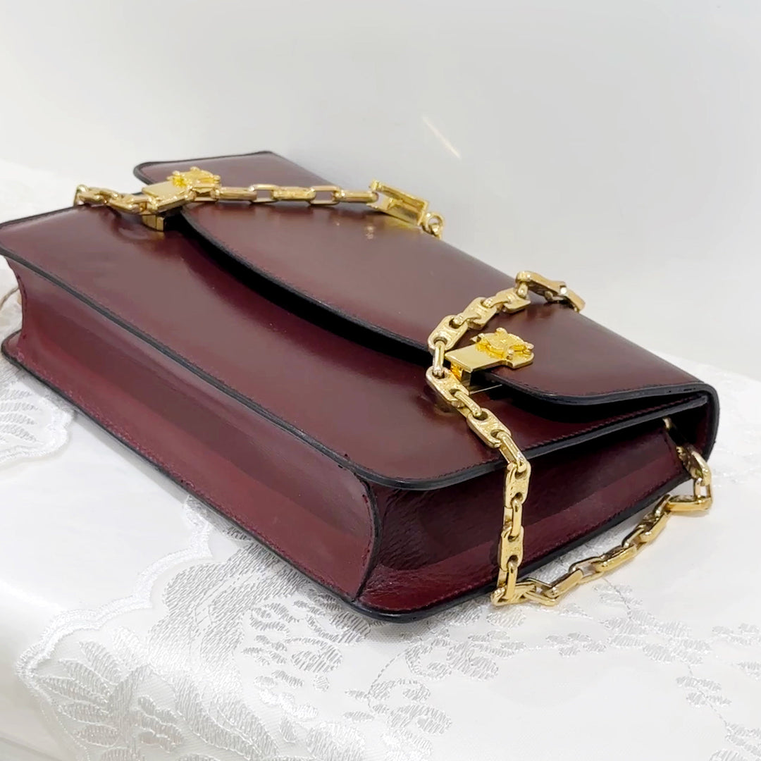 Celine vintage box chain bag
