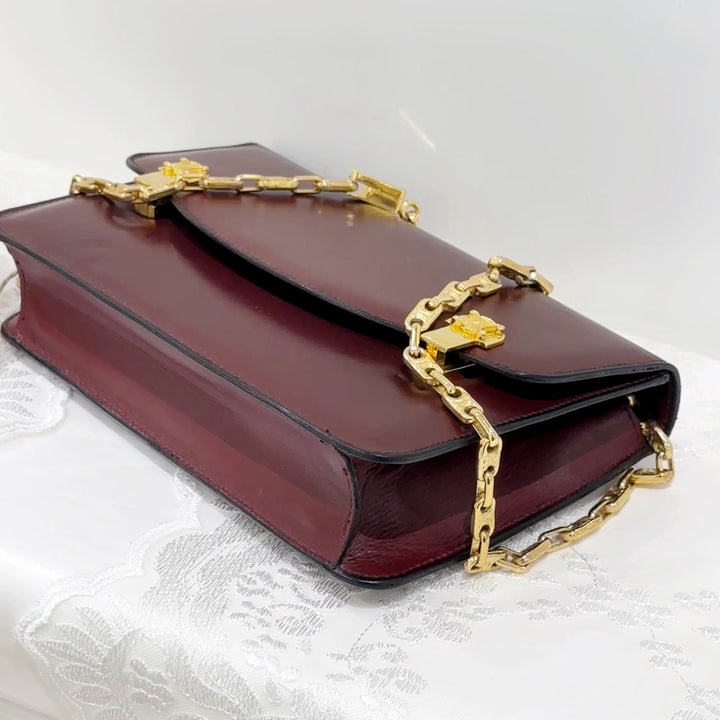 Celine vintage box chain bag