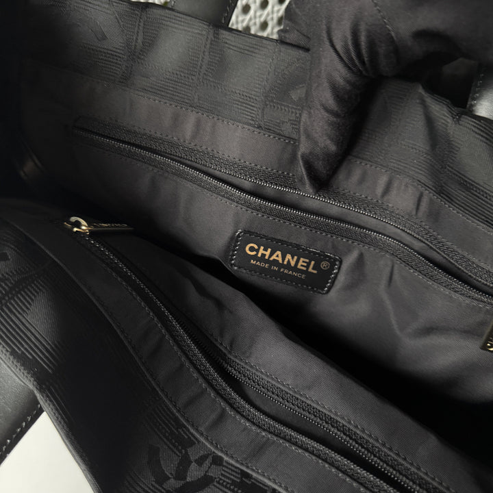 Chanel Vintage Travel Line Nylon Tote Bag