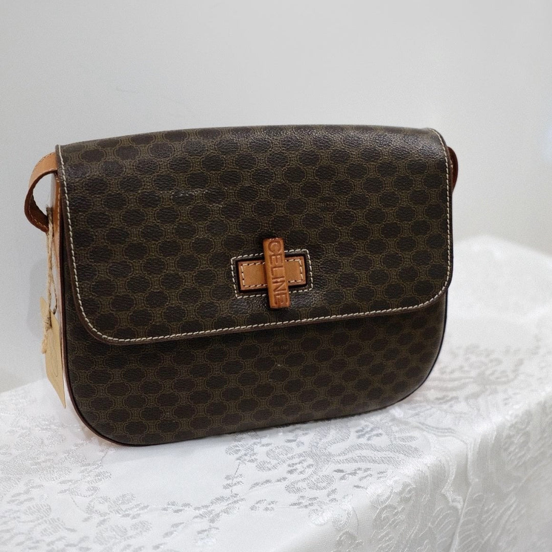 Celine vintage macadam crossbody bag