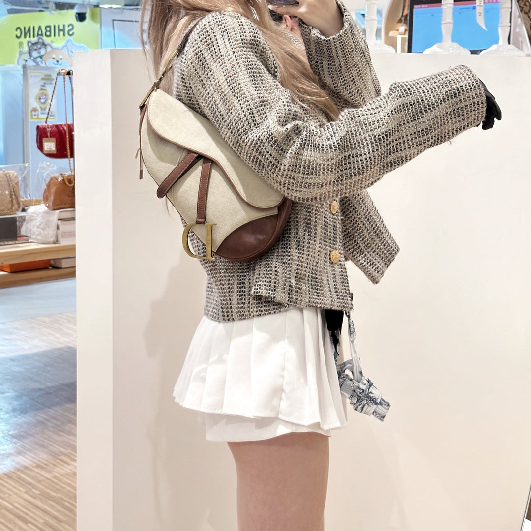 Dior vintage saddle bag