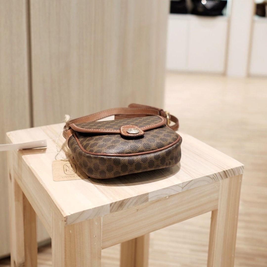Celine vintage mini macadam crossbody bag