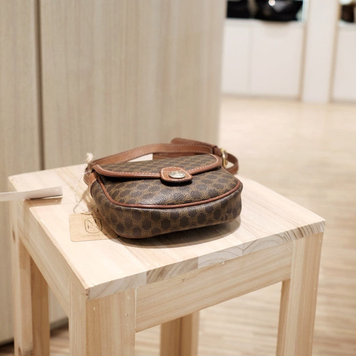 Celine vintage mini macadam crossbody bag