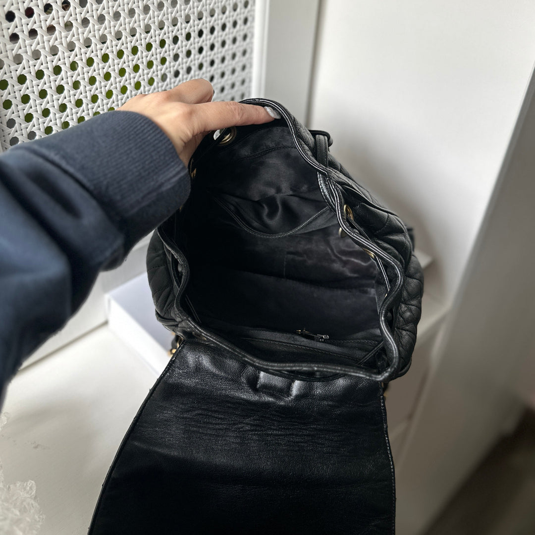 Chanel vintage CC mini backpack