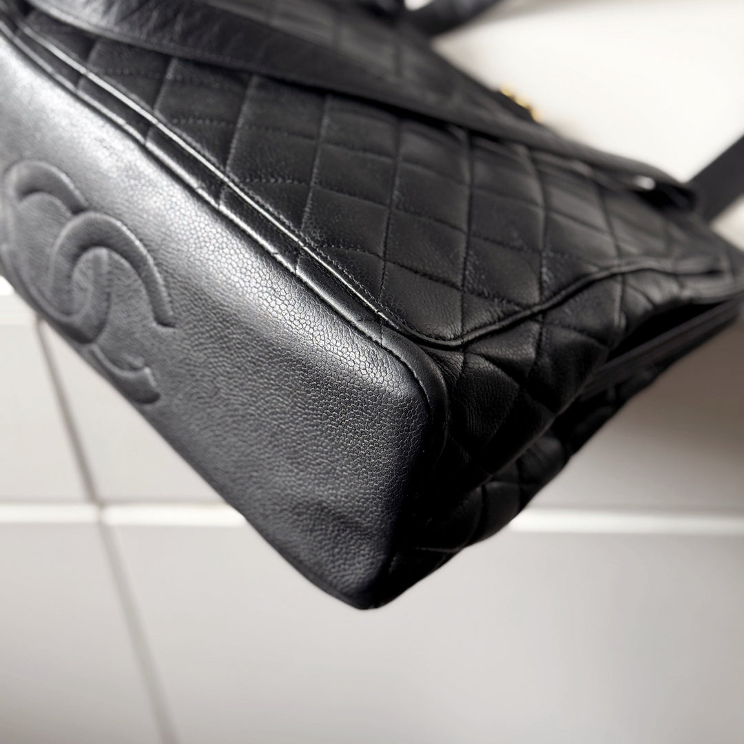 Chanel vintage Caviar Tote Bag