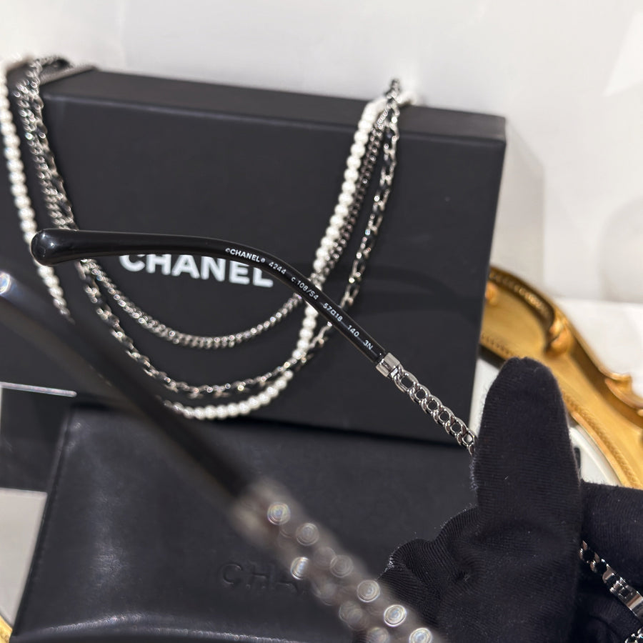 Chanel sunglasses with chains