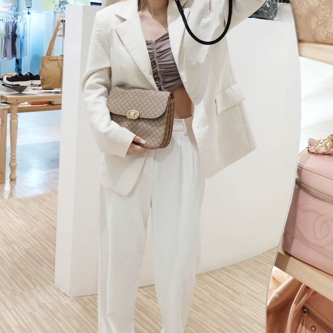 Celine vintage macadam 2way bag