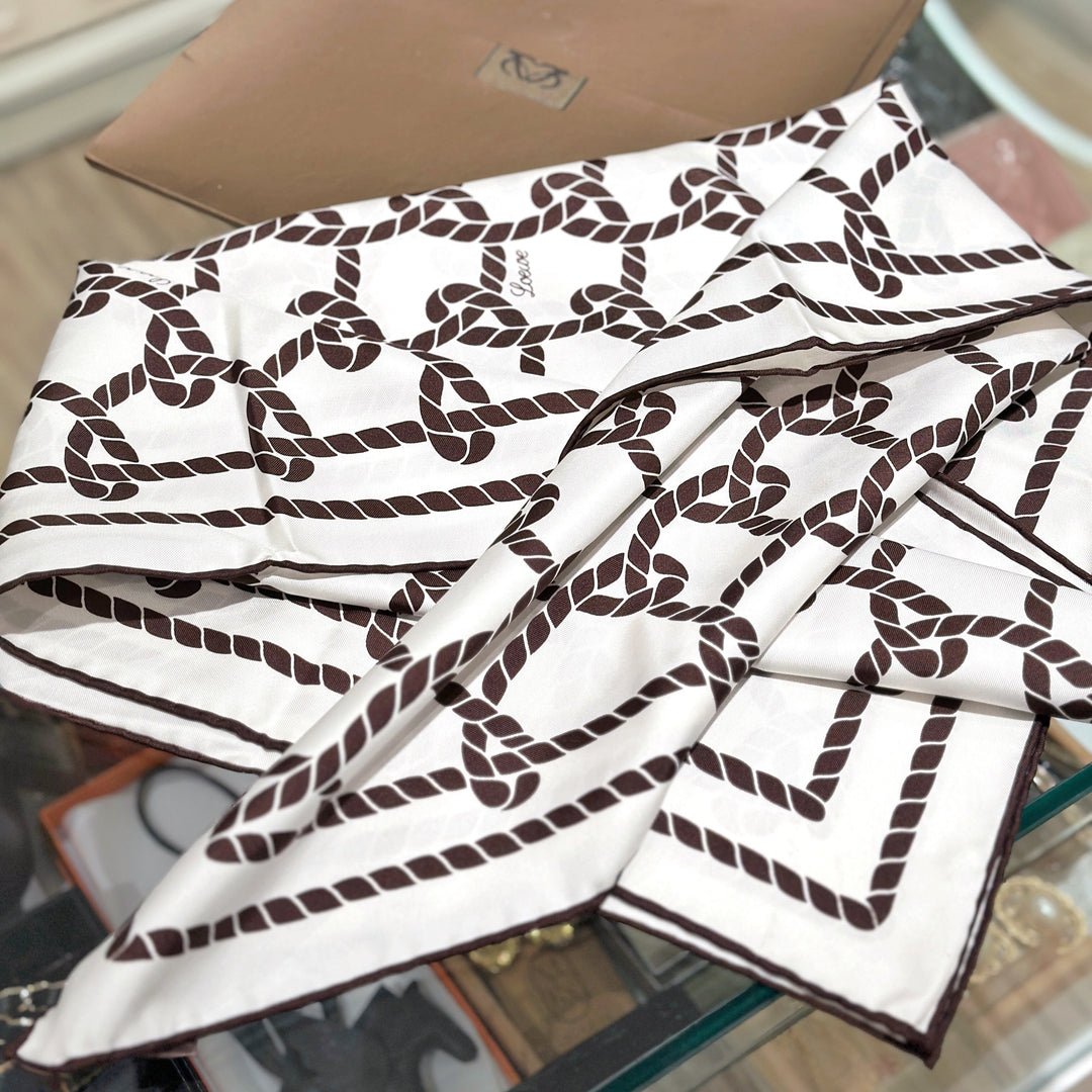 Loewe silk scarf