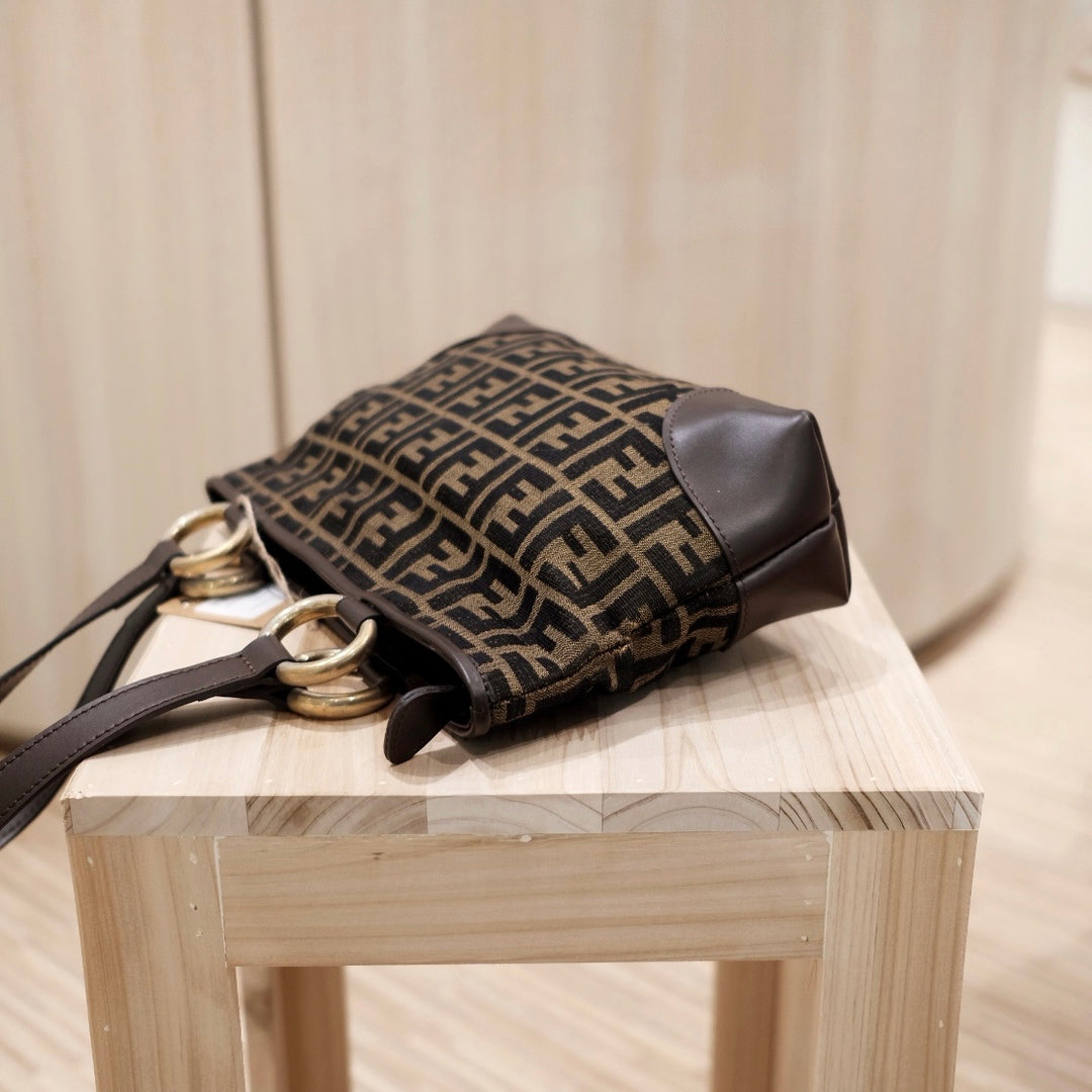 Fendi vintage FF logo tote bag