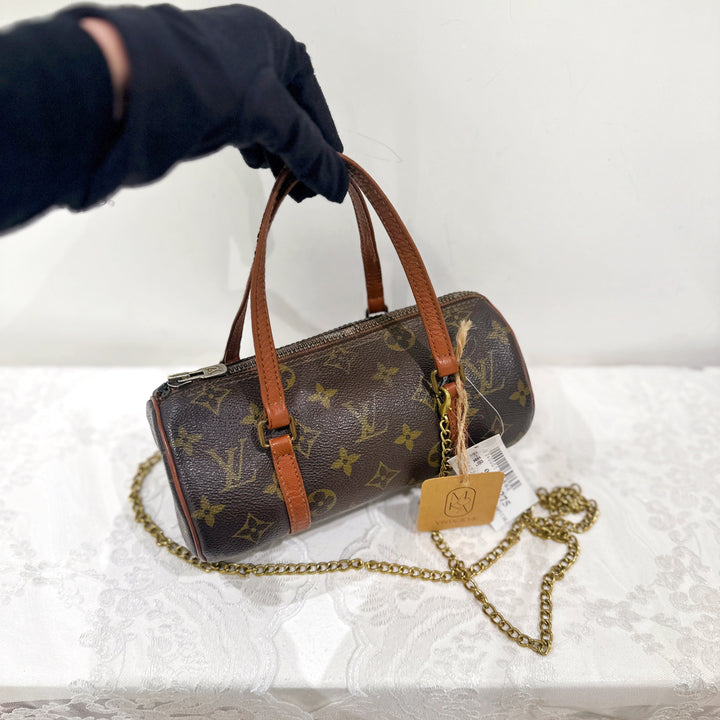 LOUIS VUITTON
 vintage mini papillon bag 22cm