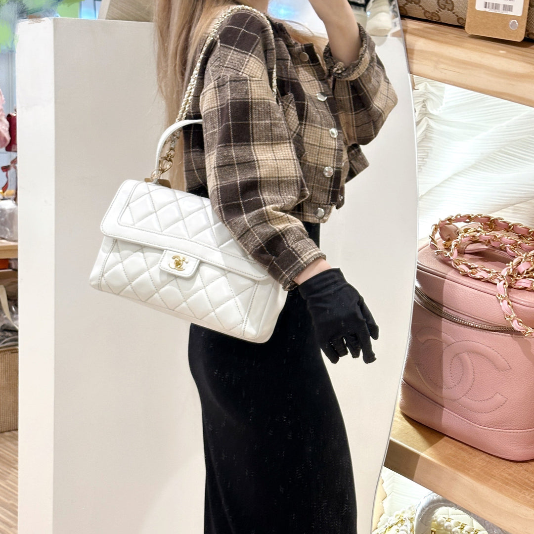 Chanel vintage wild stitch flap handbag