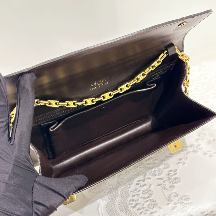 Celine vintage box chain bag