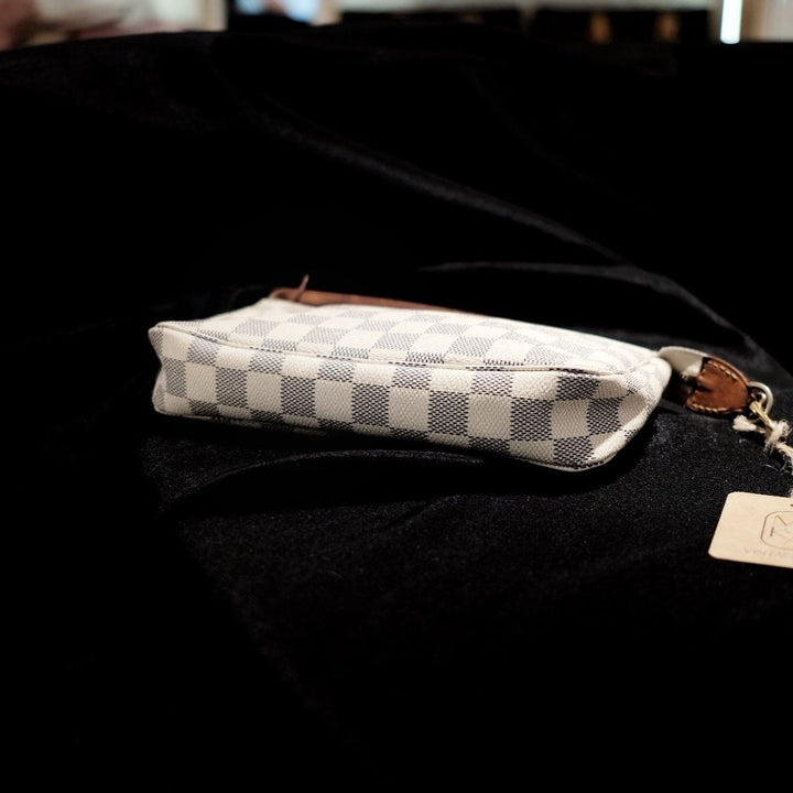 Louis Vuitton Vintage Damier Azur Pochette Bag