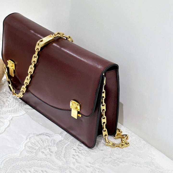 Celine vintage box chain bag