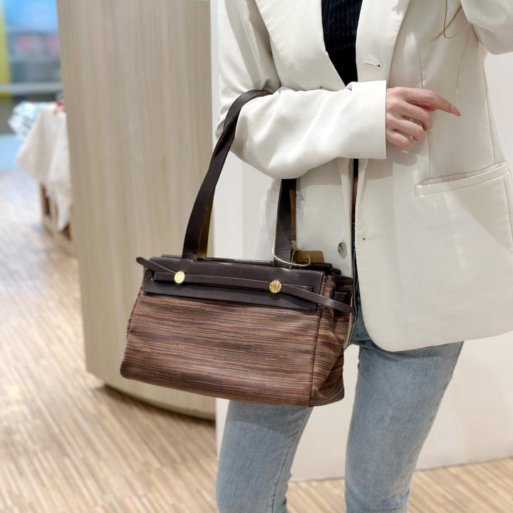 Hermes 32cm edene vibrato herbag