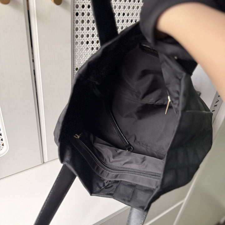 Chanel Vintage Travel Line Nylon Tote Bag