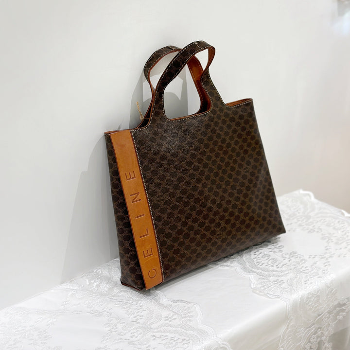 Celine vintage triomphe tote bag
