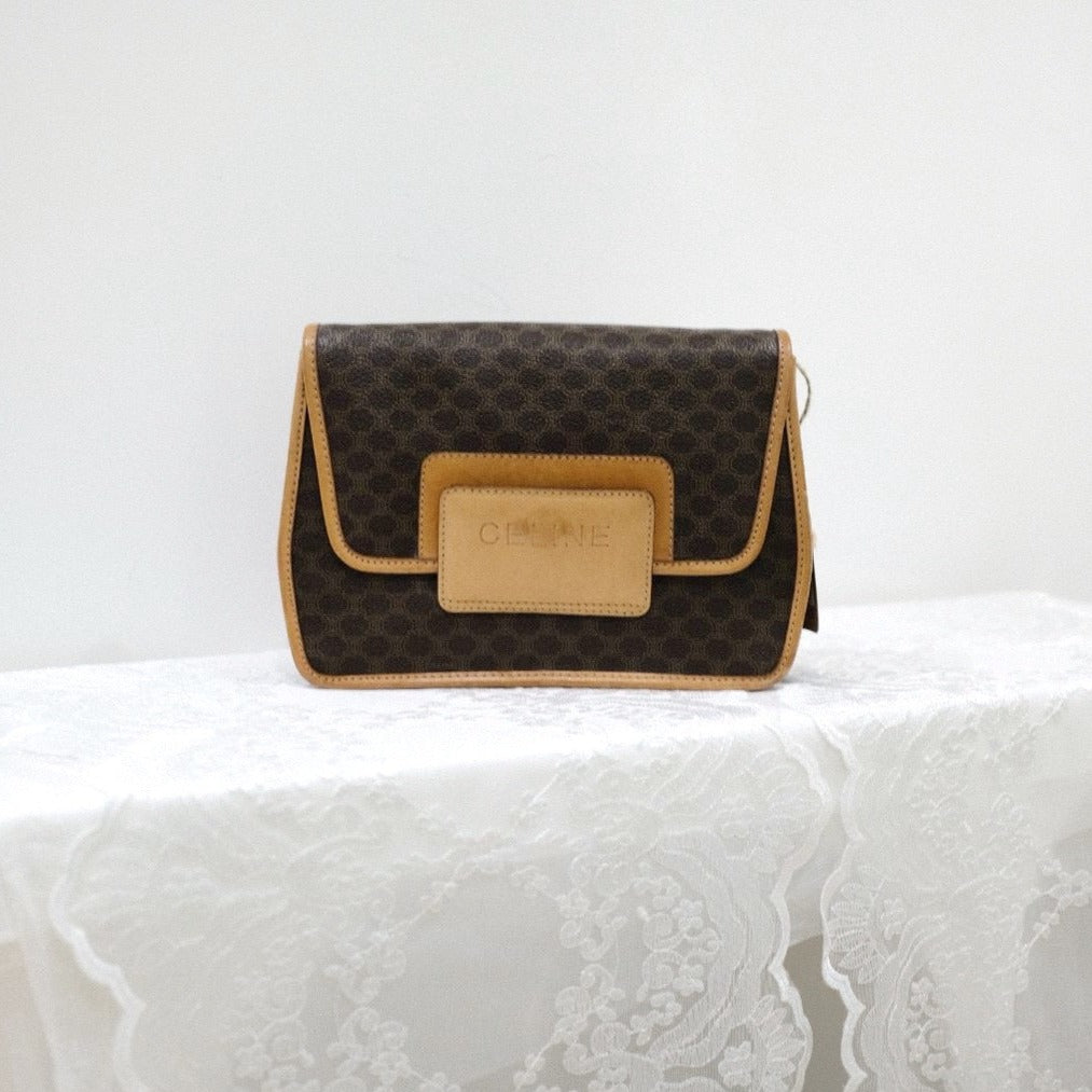 Celine vintage macadam crossbody bag