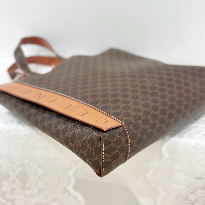 Celine vintage triomphe tote bag