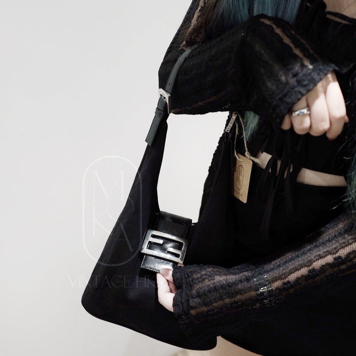 Fendi vintage nylon shoulder bag