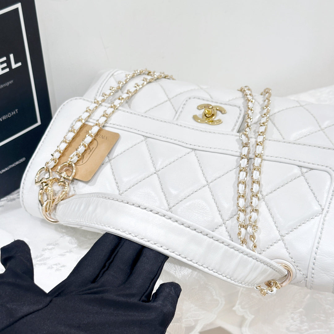 Chanel vintage wild stitch flap handbag