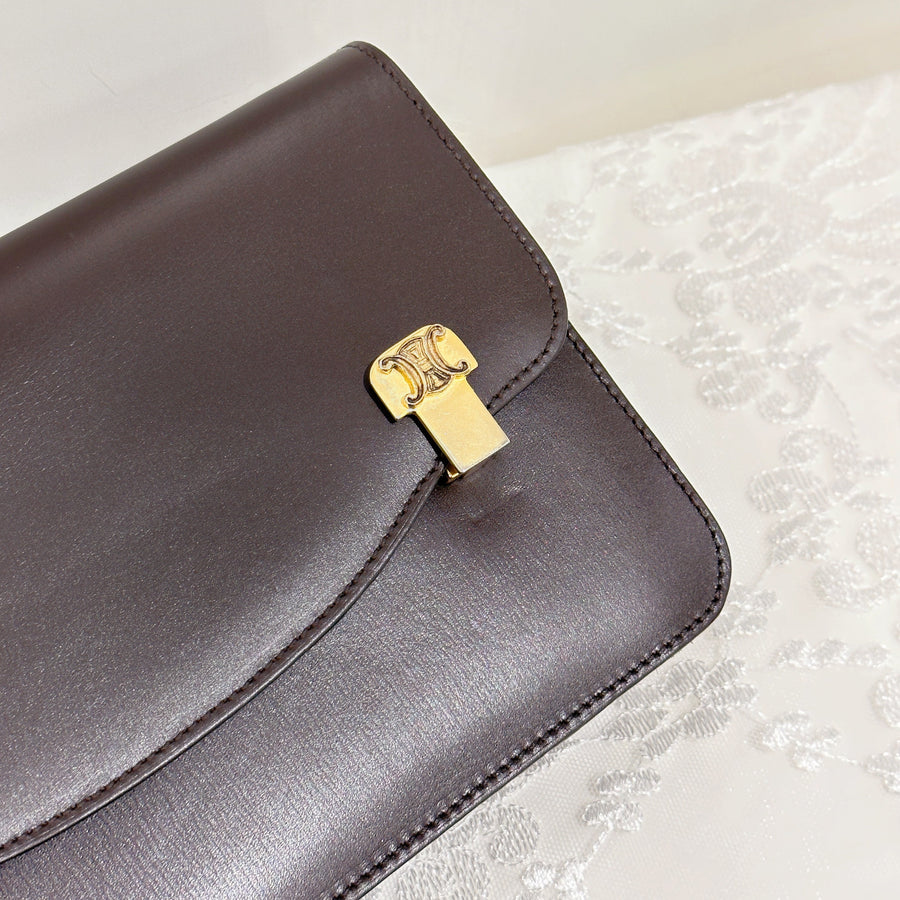 Celine vintage box chain bag