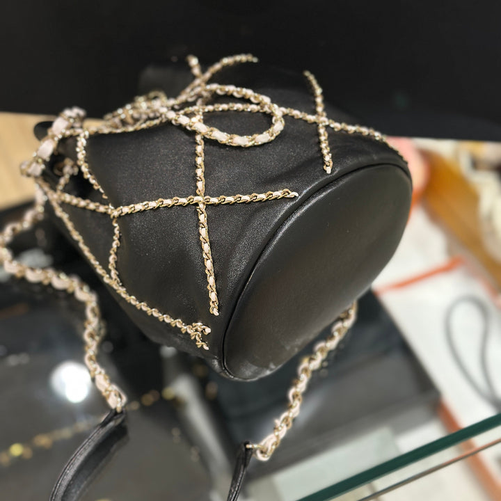 Chanel drawstring bucket bag