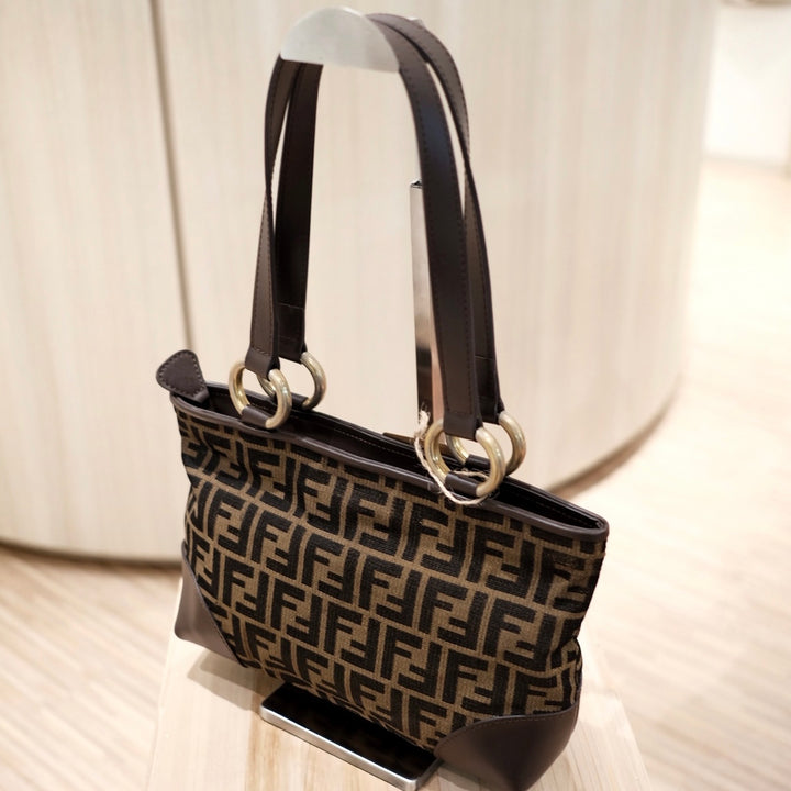 Fendi vintage FF logo tote bag