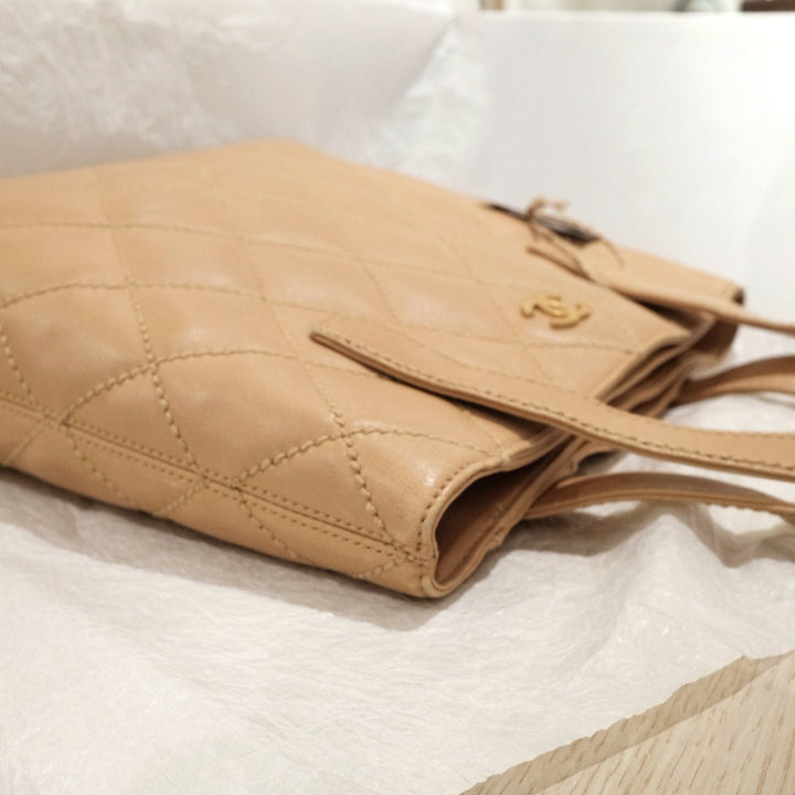 Chanel wild stitch cc tote bag