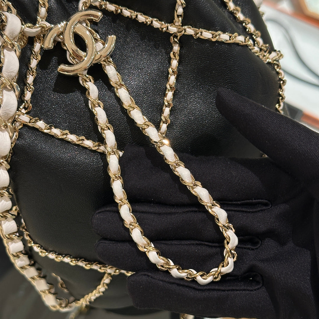 Chanel drawstring bucket bag