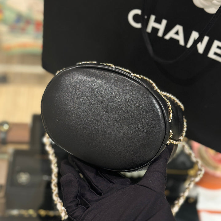 Chanel drawstring bucket bag