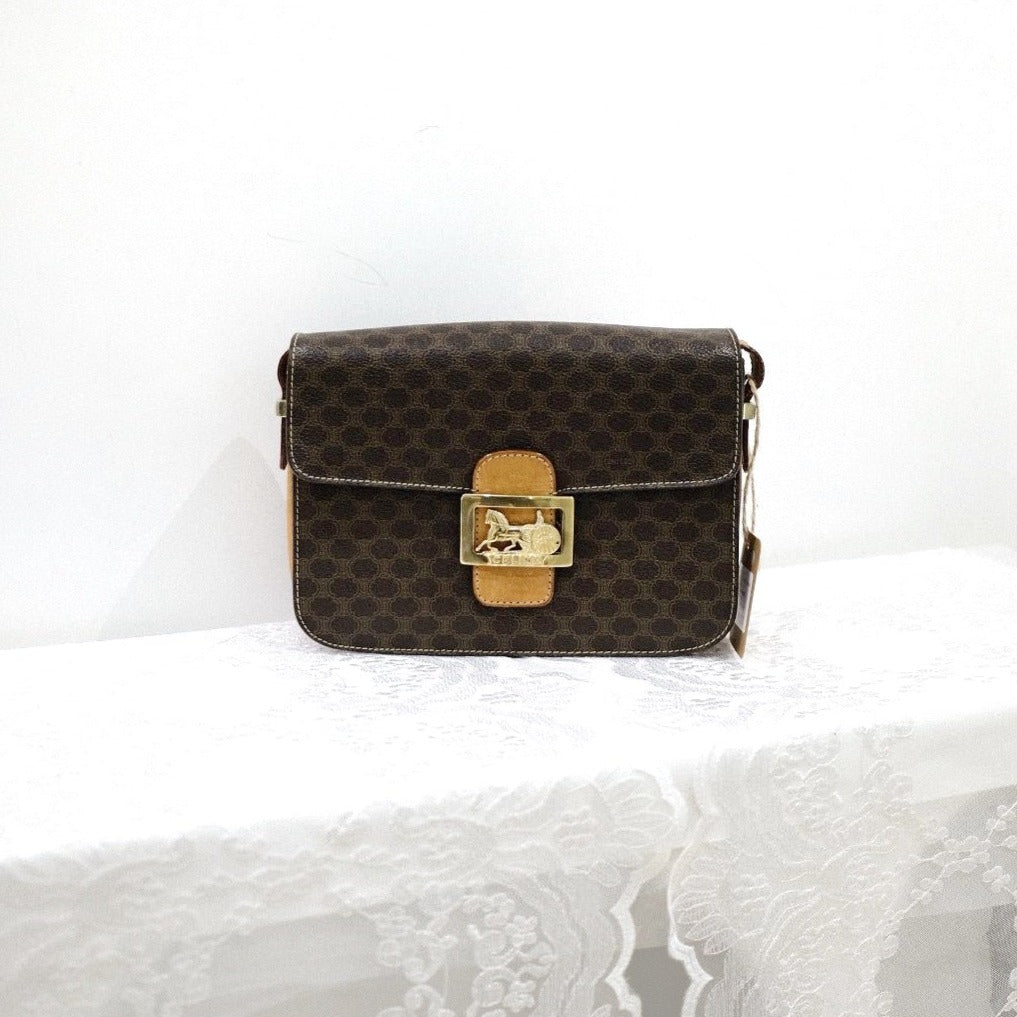 Celine Macadam Horse Carriage Shoulder Bag