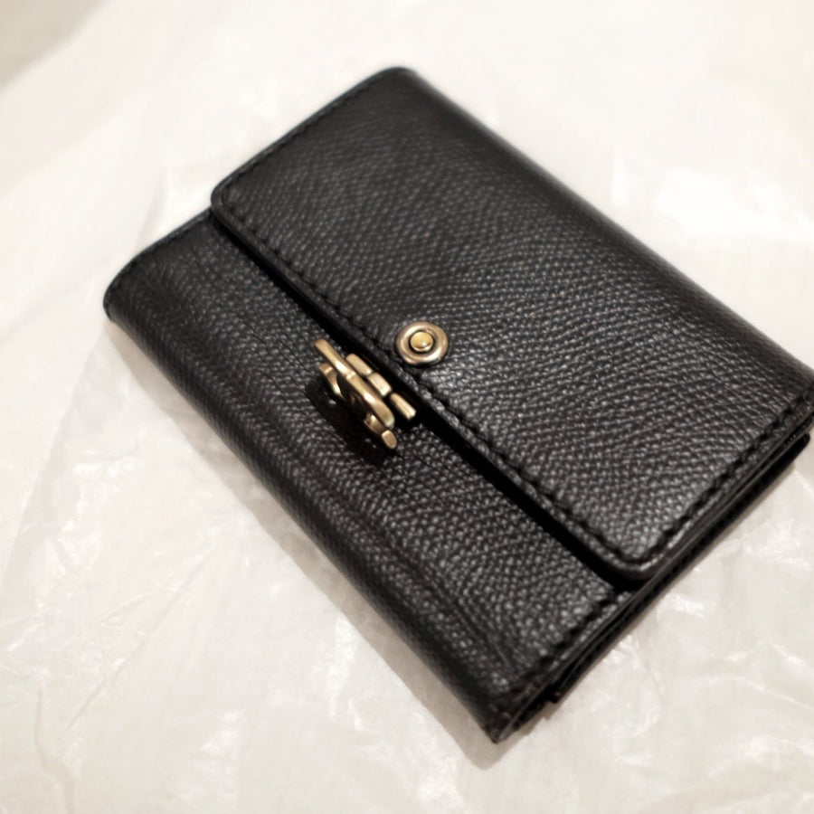 Chanel vintage cowhide flap wallet
