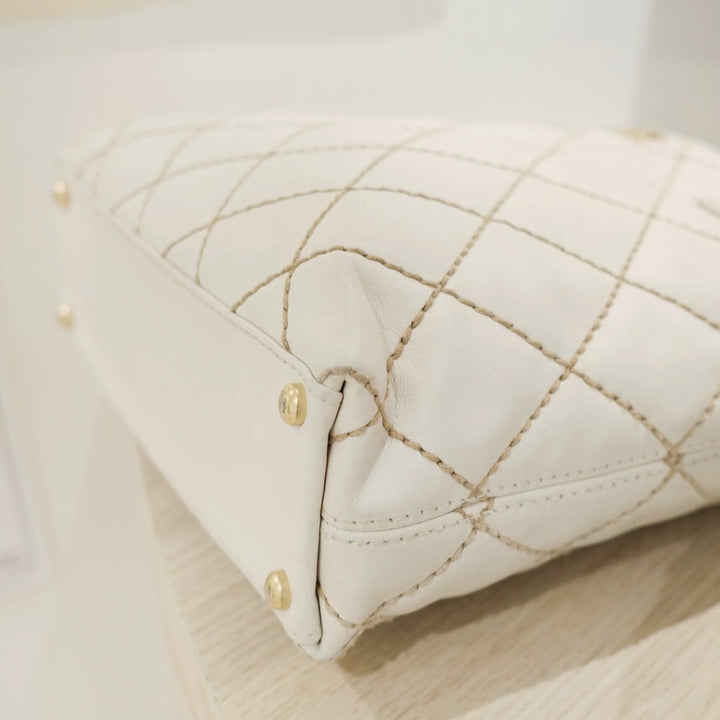 Chanel vintage wild stitch cc tote bag