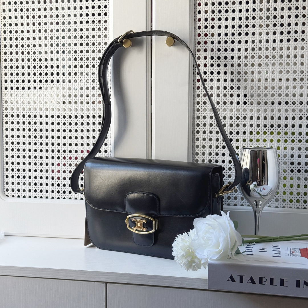 Celine vintage triomphe box bag