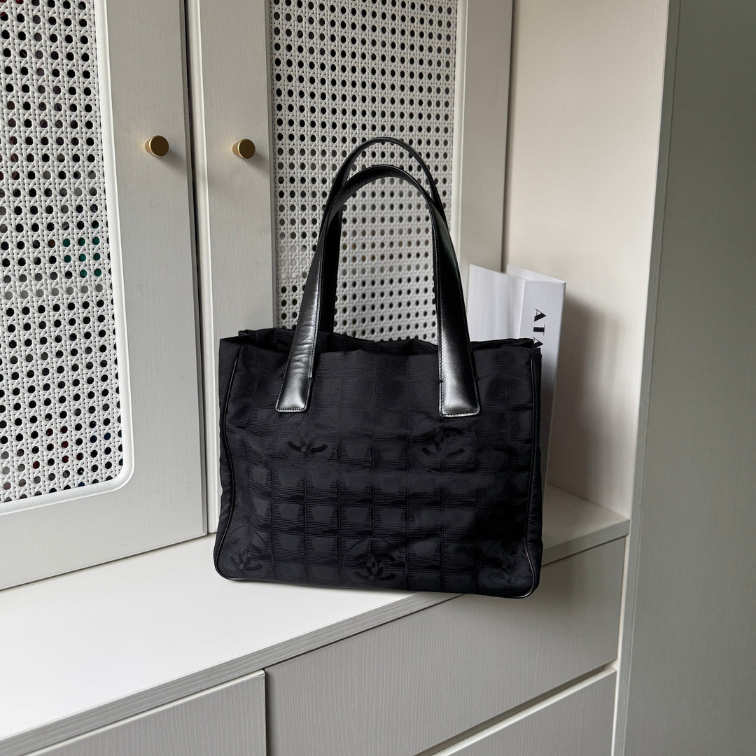 Chanel Vintage Travel Line Nylon Tote Bag