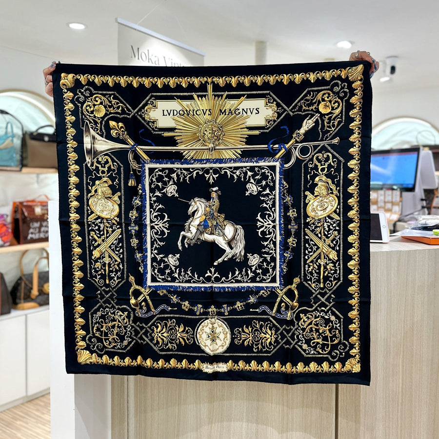 Hermes vintage silk scarf