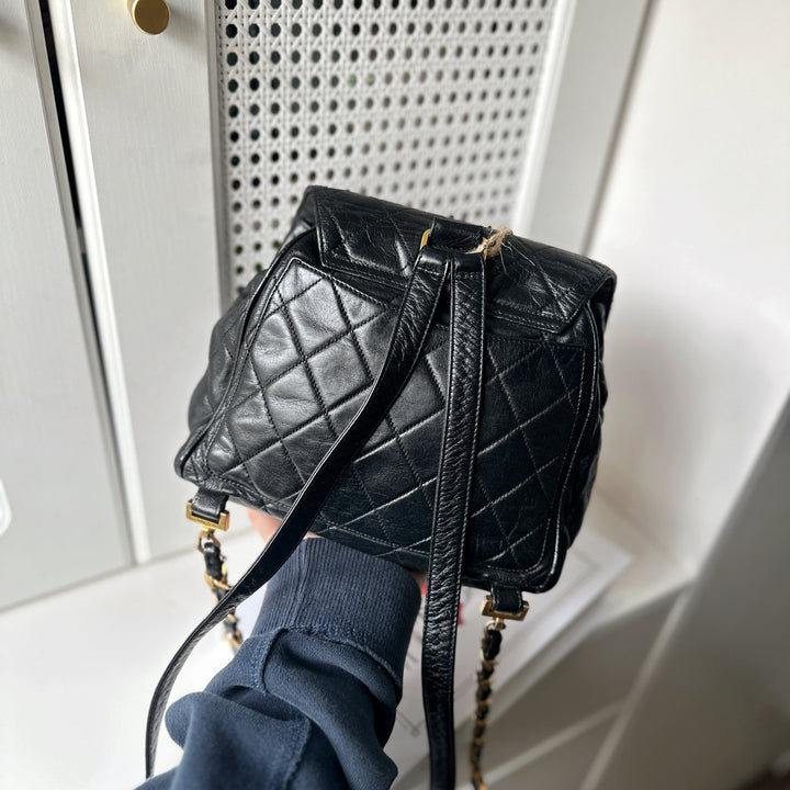 Chanel vintage CC mini backpack