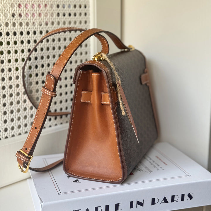 Celine vintage kelly crossbody bag