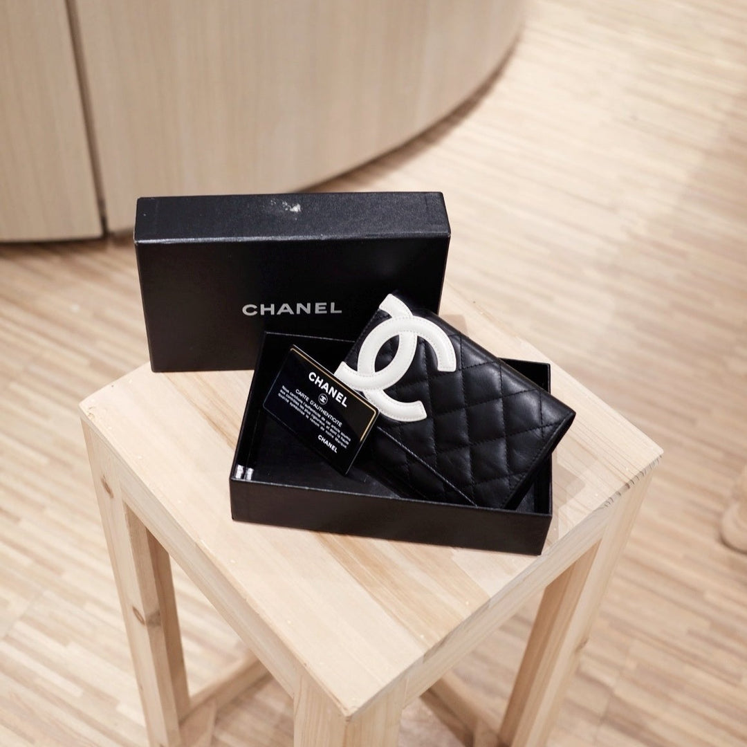 Chanel vintage cambon wallet+chain