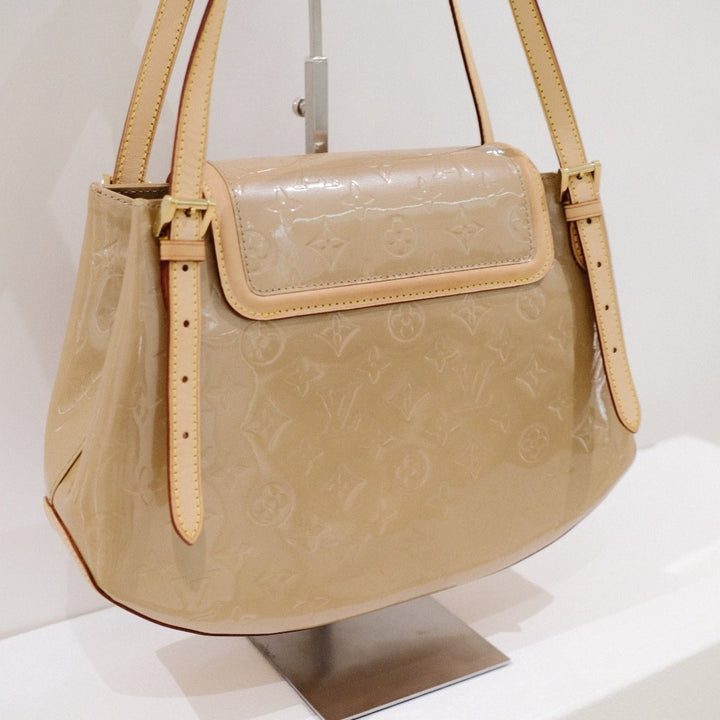 Lv vintage patent leather shoulder bag