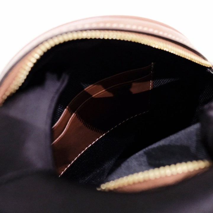 Burberry logo graphic canvas and leather louise bag