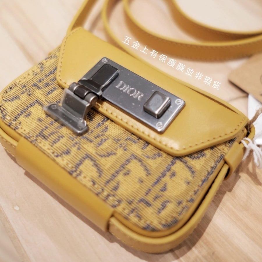 Dior nano pouch on strap