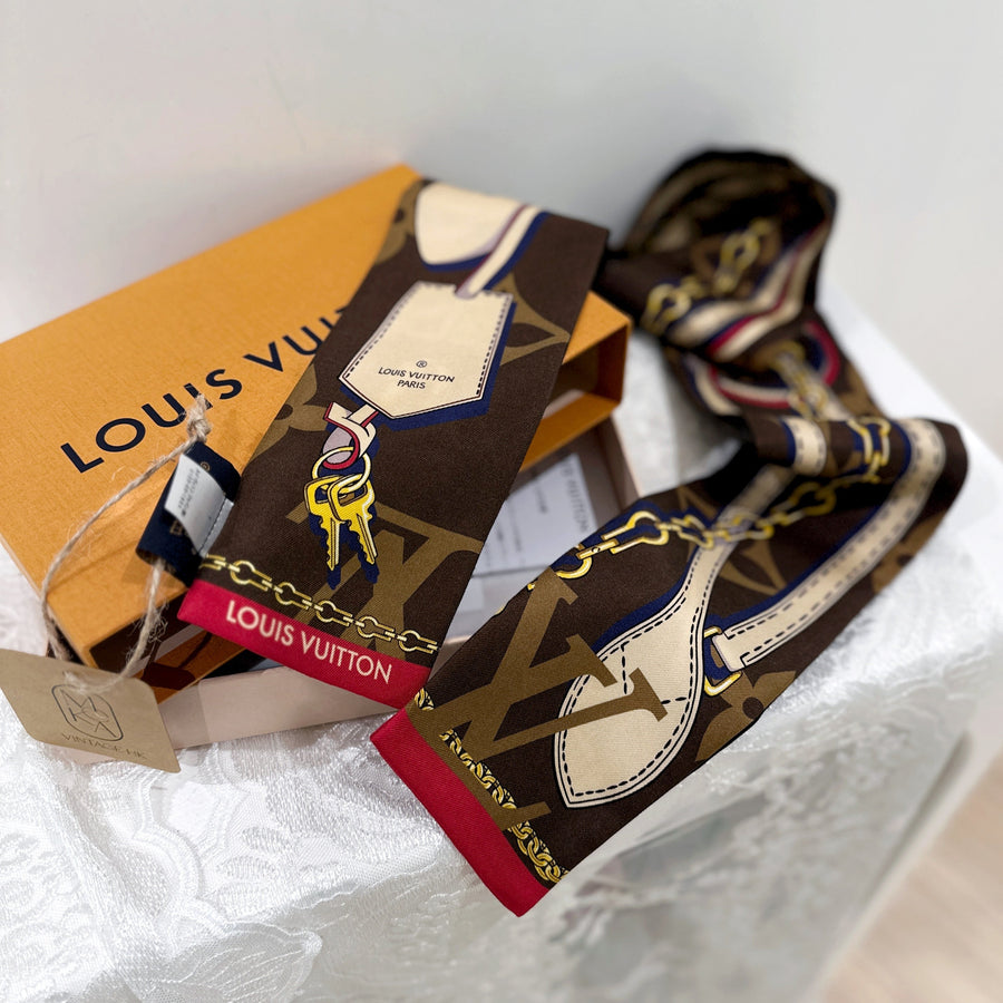 Louis Vuitton Silk Scarf From the 2022 Black Collection