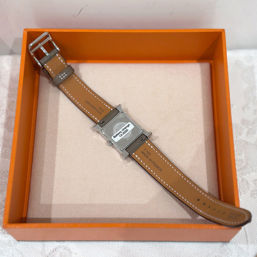 Hermes heure H watch small model 25mm