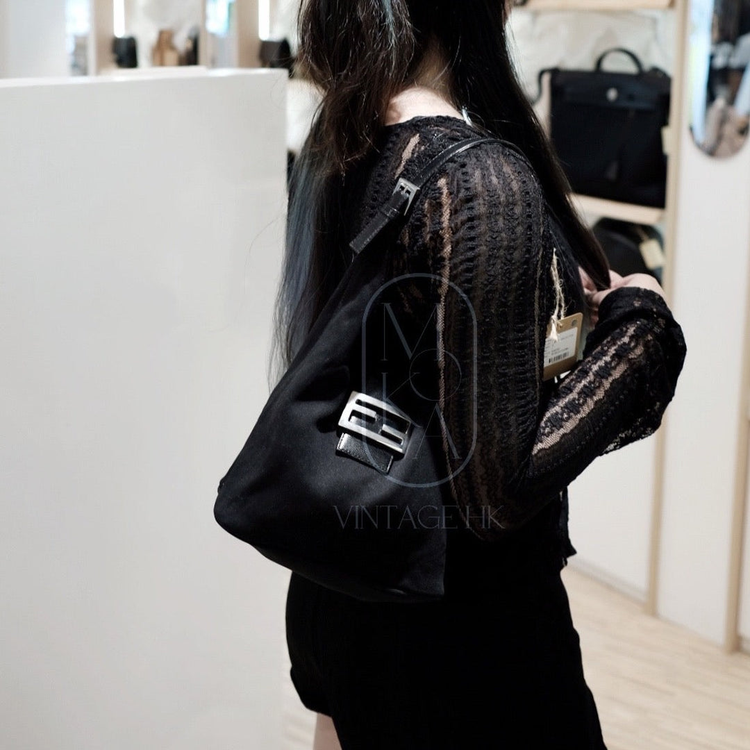 Fendi vintage nylon shoulder bag